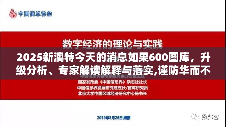 2025新澳特今天的消息如果600图库，升级分析、专家解读解释与落实,谨防华而不实包装